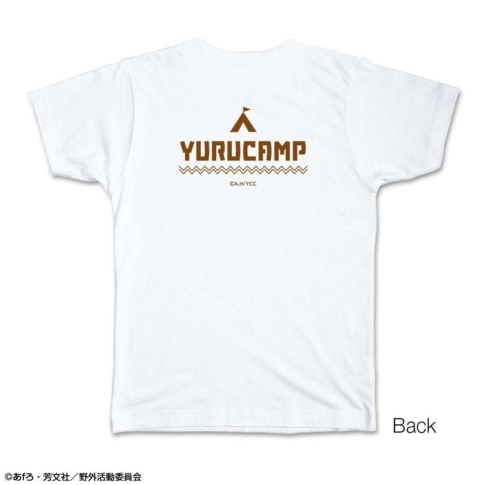 ゆるキャン△ Tシャツ Mサイズ デザイン03(各務原なでしこ&志摩リン) 画像 2 | AniSmile
