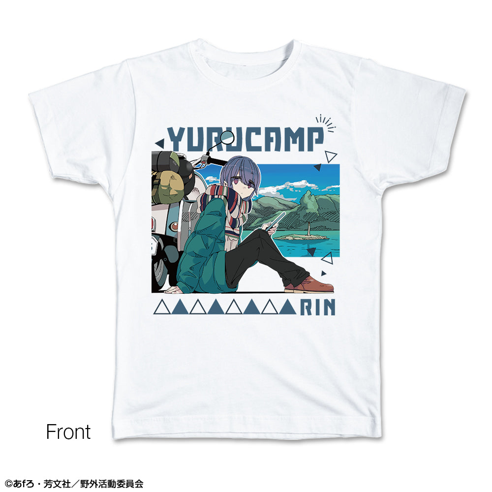 ゆるキャン△ Tシャツ Mサイズ デザイン02(志摩リン) - 公式商品画像 | AniSmile