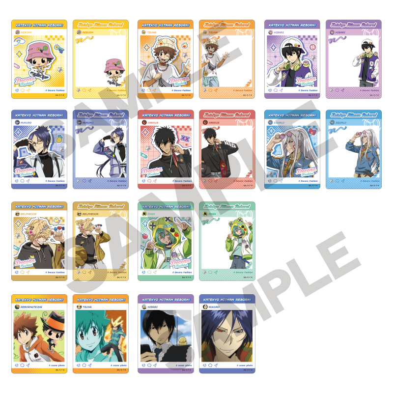家庭教師ヒットマンREBORN! トレーディングパノラマイド デコラファッション - 公式商品画像 | AniSmile