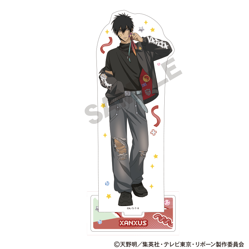 家庭教師ヒットマンREBORN! 箔押しアクリルスタンド XANXUS デコラファッション - 公式商品画像 | AniSmile