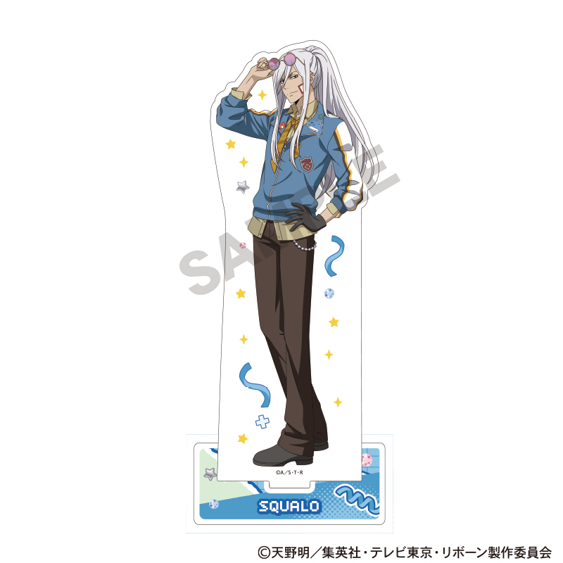家庭教師ヒットマンREBORN! 箔押しアクリルスタンド S・スクアーロ デコラファッション - 公式商品画像 | AniSmile