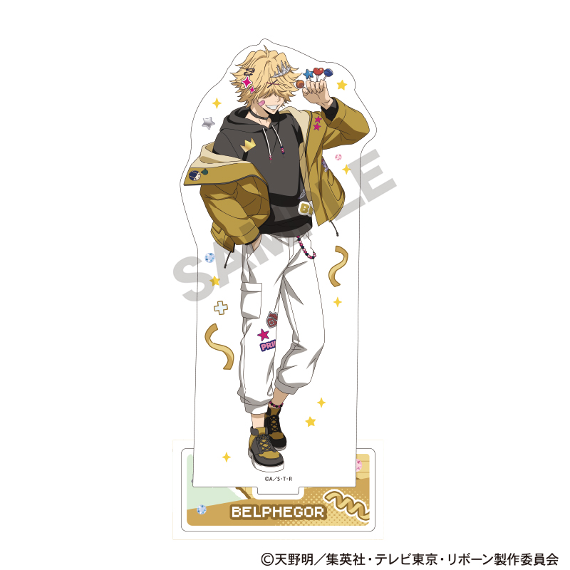 家庭教師ヒットマンREBORN! 箔押しアクリルスタンド ベルフェゴール デコラファッション - 公式商品画像 | AniSmile