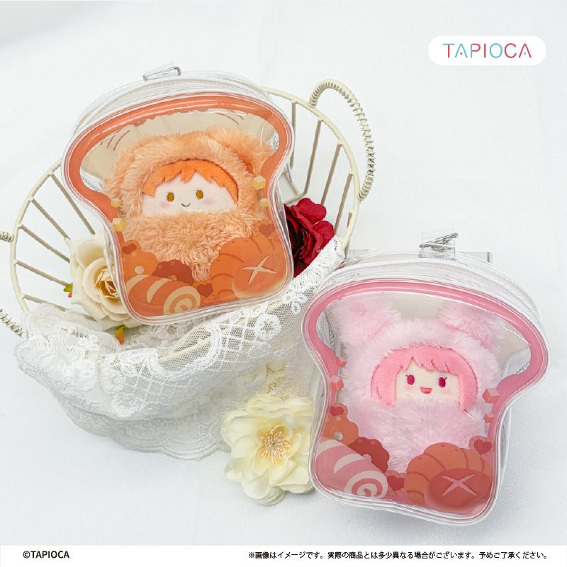 タピオカオリジナル 食パン クリアポーチ A Image 3 | AniSmile