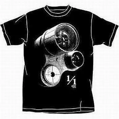 装甲騎兵ボトムズ 実物大ターレット Tシャツ/BLACK- - AniSmile