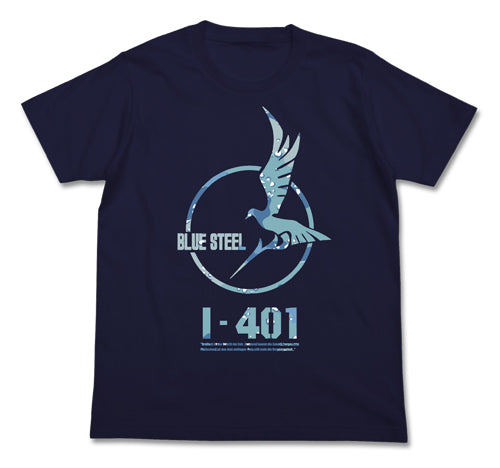 蒼き鋼のアルペジオ イ401Tシャツ/NAVY-S - 官方商品图片 | AniSmile