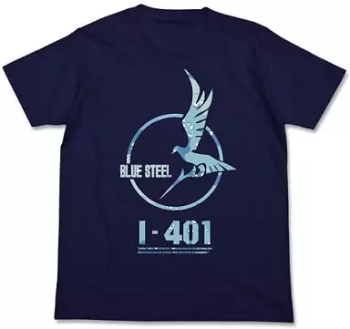 蒼き鋼のアルペジオ イ401Tシャツ/NAVY-L - AniSmile