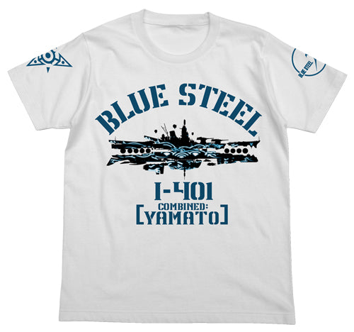 蒼き鋼のアルペジオ I-401(Combined;YAMATO)Tシャツ/WHITE-S - AniSmile
