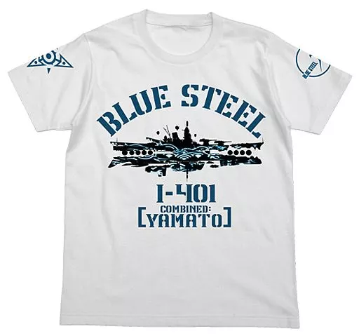 蒼き鋼のアルペジオ I-401(Combined;YAMATO)Tシャツ/WHITE-M - AniSmile
