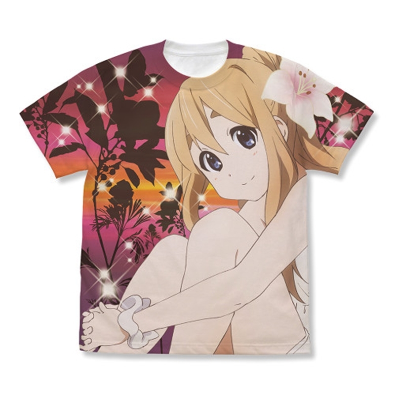 けいおん! 琴吹紬 フルグラフィックTシャツ Highlight Sunset Ver./WHITE-S - 公式商品画像 | AniSmile