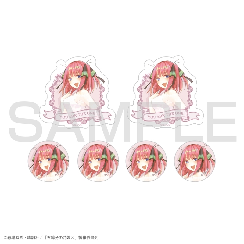 五等分の花嫁∽ 中野二乃 ミニステッカーセット 画像 2 | AniSmile