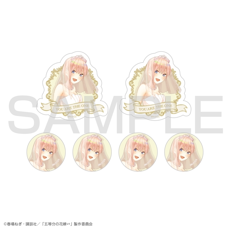 五等分の花嫁∽ 中野一花 ミニステッカーセット 图片 2 | AniSmile