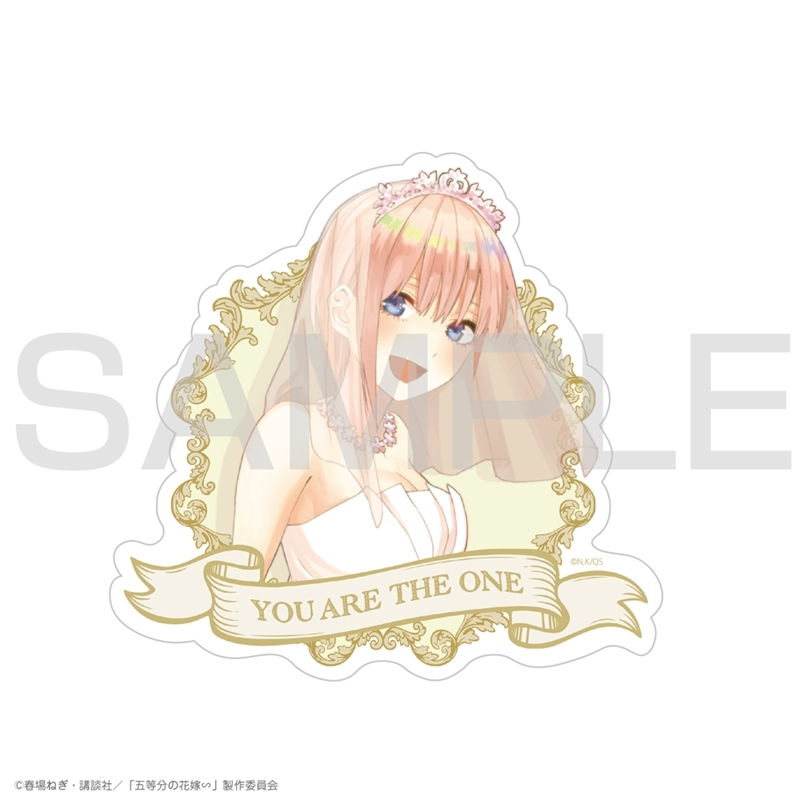 五等分の花嫁∽ 中野一花 屋外対応ステッカー Image 2 | AniSmile
