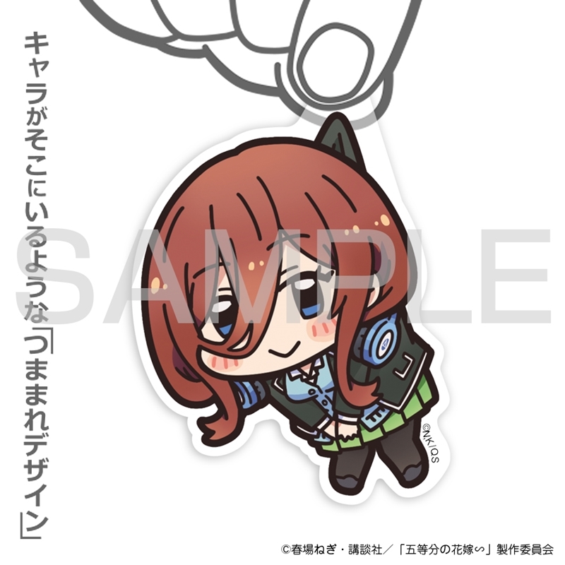 五等分の花嫁∽ 中野三玖 アクリルつままれ ∽Ver. 图片 2 | AniSmile