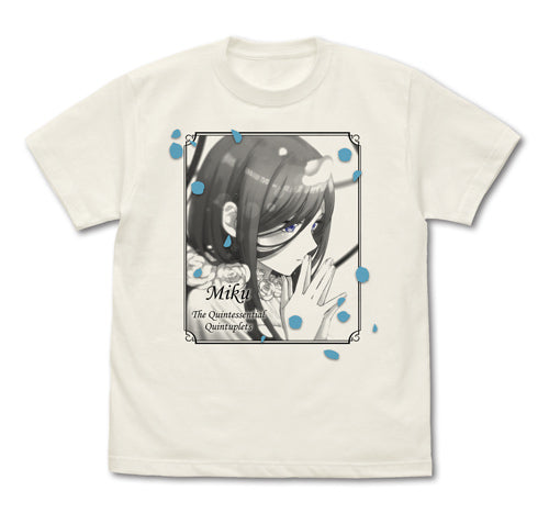 五等分の花嫁 中野三玖 Tシャツ/VANILLA WHITE-S - AniSmile