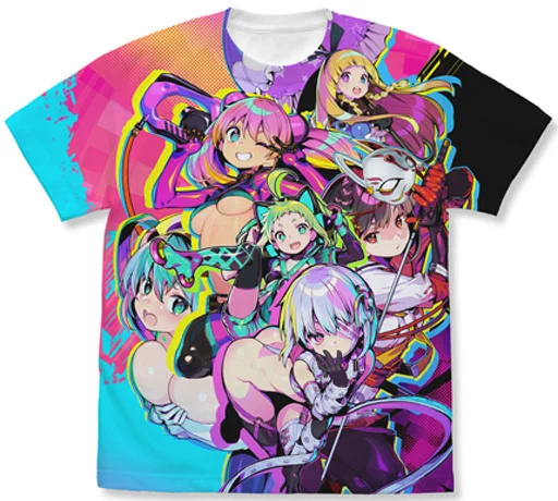 ドーナドーナ フルグラフィックTシャツ/WHITE-M - official product image | AniSmile