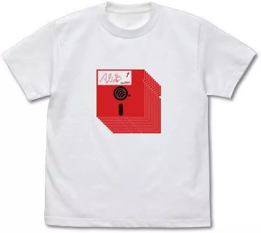 アリスソフト 赤フロッピー Tシャツ/WHITE-XL - AniSmile