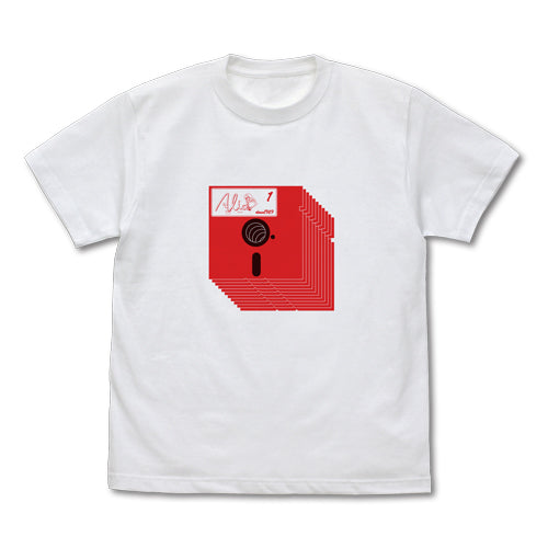 アリスソフト 赤フロッピー Tシャツ/WHITE-M - AniSmile
