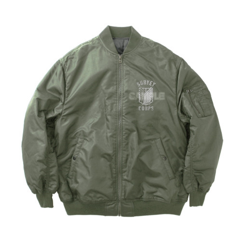 進撃の巨人 調査兵団 MA-1ジャケット Ver.2.0/MOSS-XL 画像 3 | AniSmile
