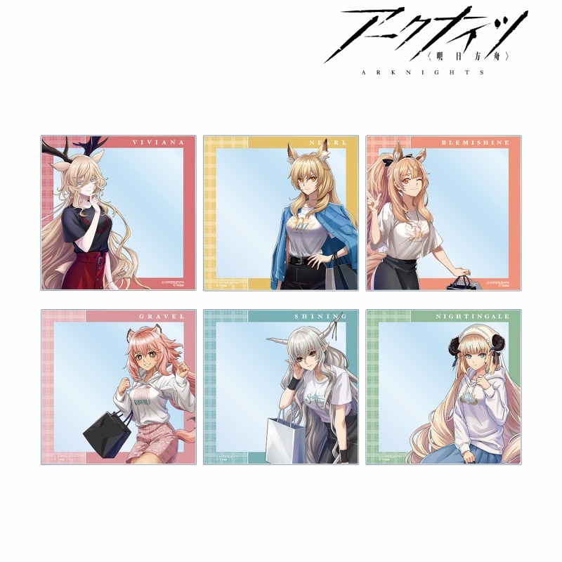 409SKU アークナイツ 描き起こしイラスト ショッピングver. トレーディングアクリルカード ver.B - official product image | AniSmile