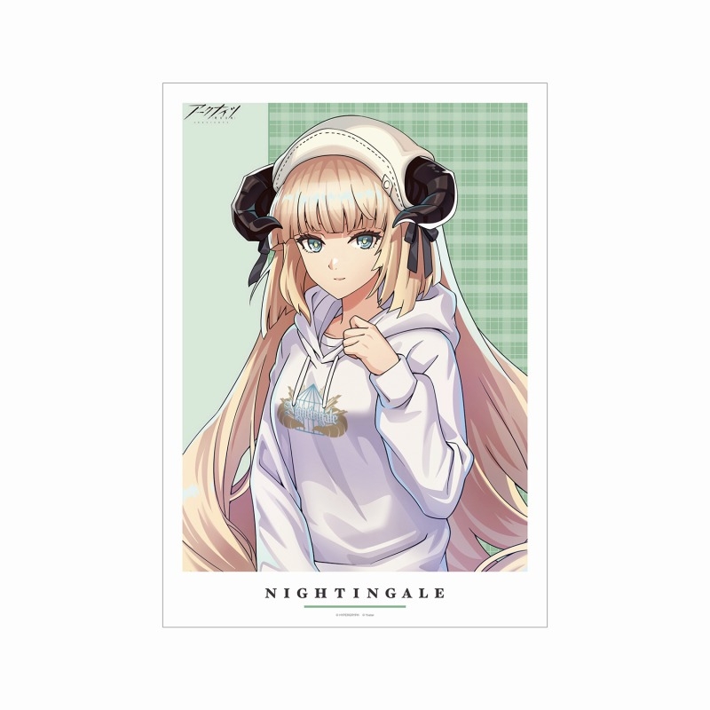 409SKU アークナイツ 描き起こしイラスト ナイチンゲール ショッピングver. A3マット加工ポスター - 官方商品图片 | AniSmile