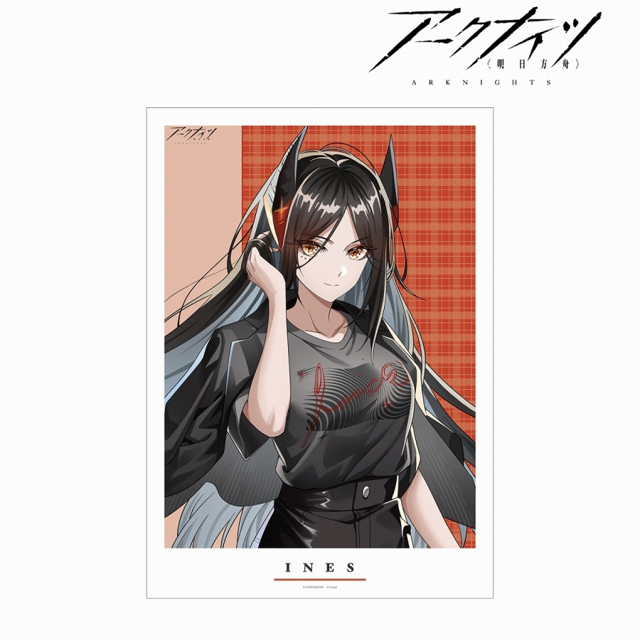 409SKU アークナイツ 描き起こしイラスト イネス ショッピングver. A3マット加工ポスター - 官方商品图片 | AniSmile