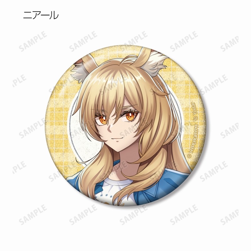 409SKU アークナイツ 描き起こしイラスト ショッピングver. トレーディンググリッター缶バッジ ver.B Image 2 | AniSmile