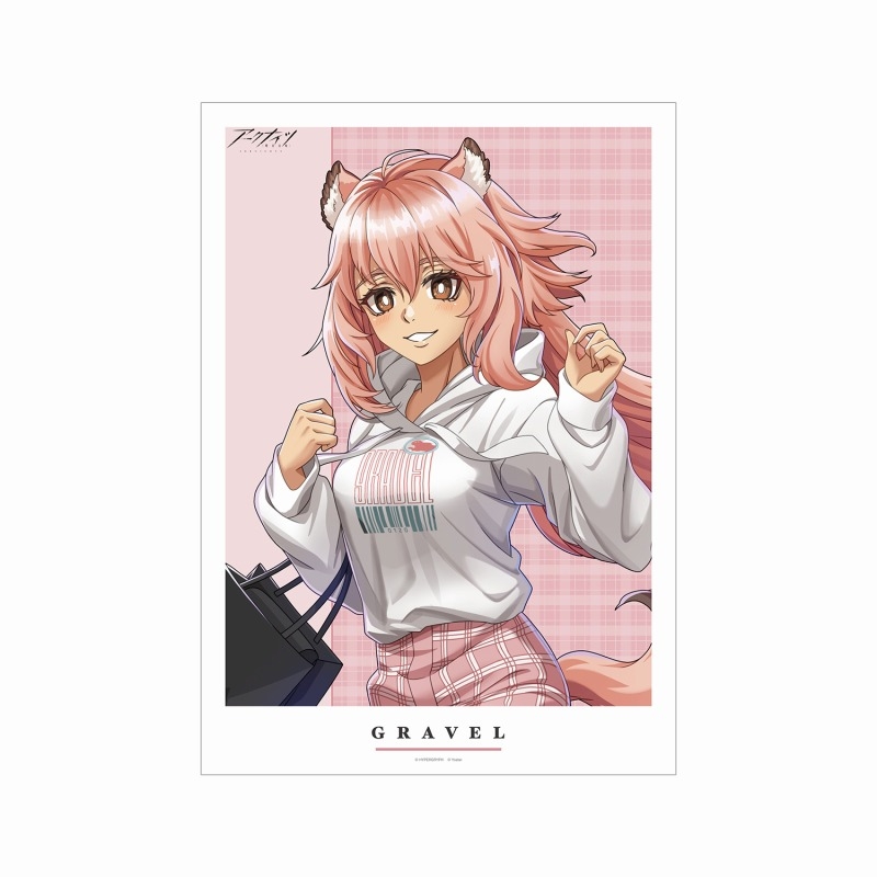 409SKU アークナイツ 描き起こしイラスト グラベル ショッピングver. A3マット加工ポスター - 官方商品图片 | AniSmile