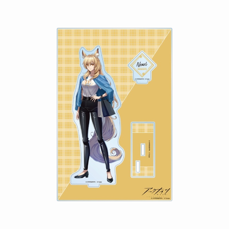 409SKU アークナイツ 描き起こしイラスト ニアール ショッピングver. パーツ付きBIGアクリルスタンド - 官方商品图片 | AniSmile