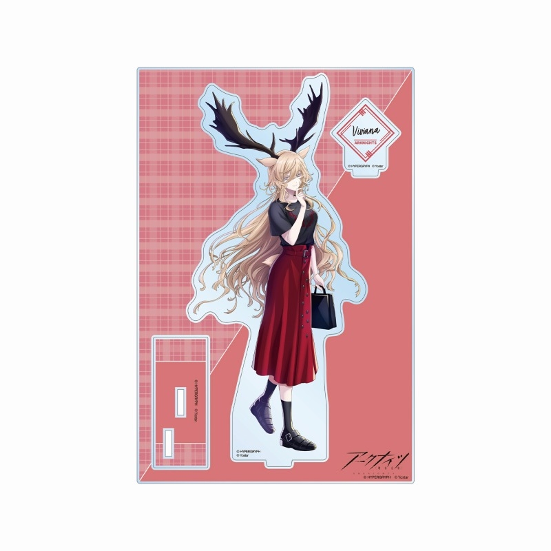 409SKU アークナイツ 描き起こしイラスト ヴィヴィアナ ショッピングver. パーツ付きBIGアクリルスタンド - official product image | AniSmile