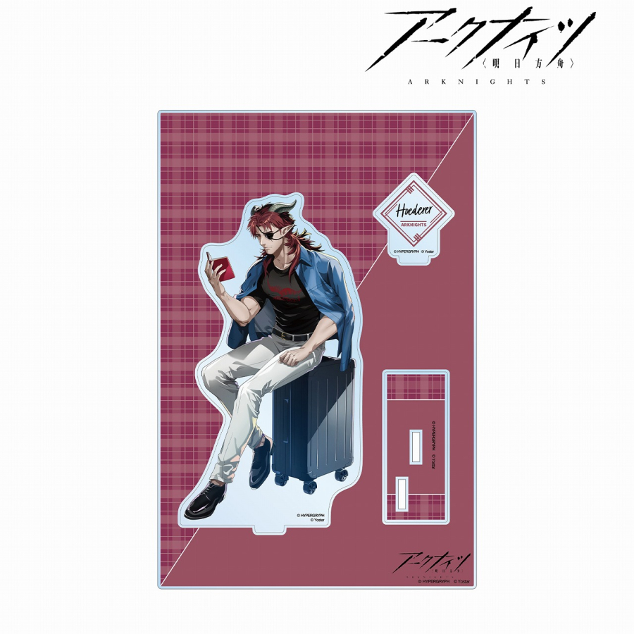409SKU アークナイツ 描き起こしイラスト ヘドリー ショッピングver. パーツ付きBIGアクリルスタンド - official product image | AniSmile