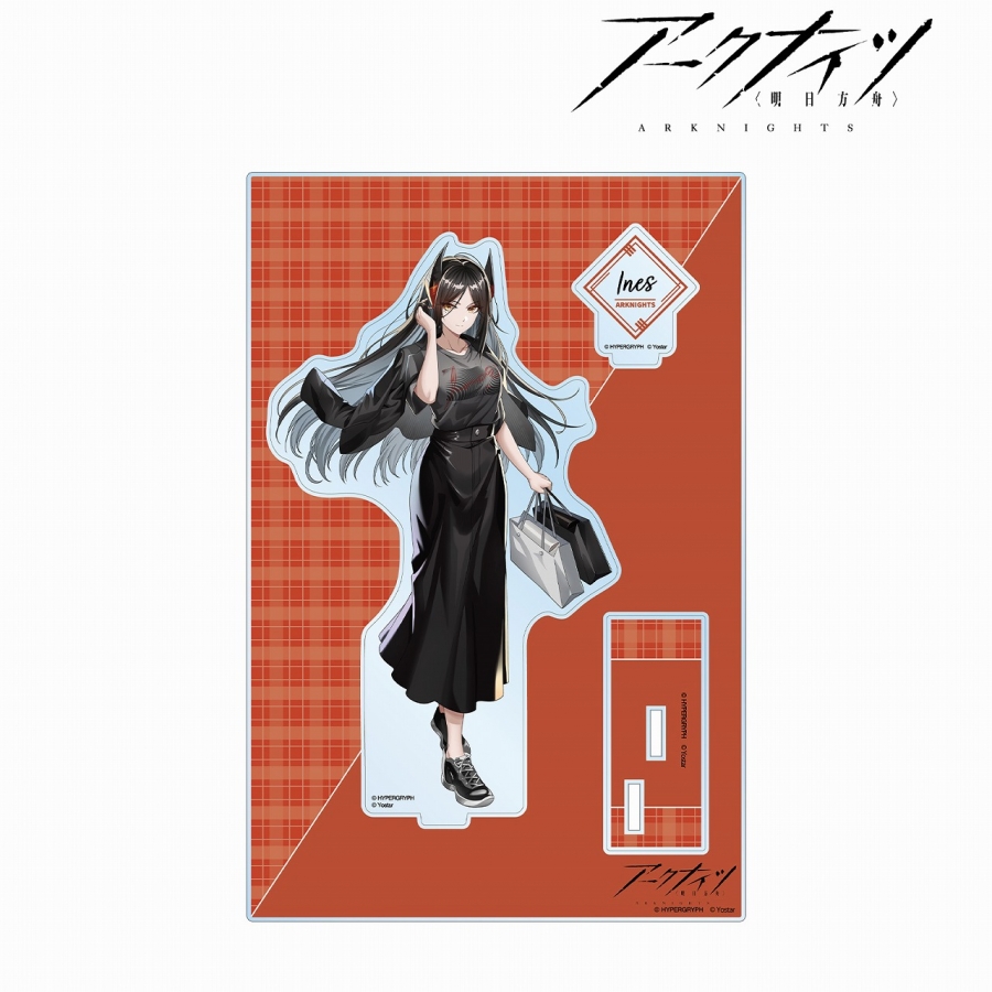 409SKU アークナイツ 描き起こしイラスト イネス ショッピングver. パーツ付きBIGアクリルスタンド - 官方商品图片 | AniSmile