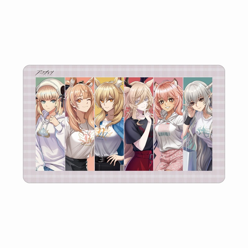 409SKU アークナイツ 描き起こしイラスト 集合 ショッピングver. マルチデスクマット ver.B - official product image | AniSmile