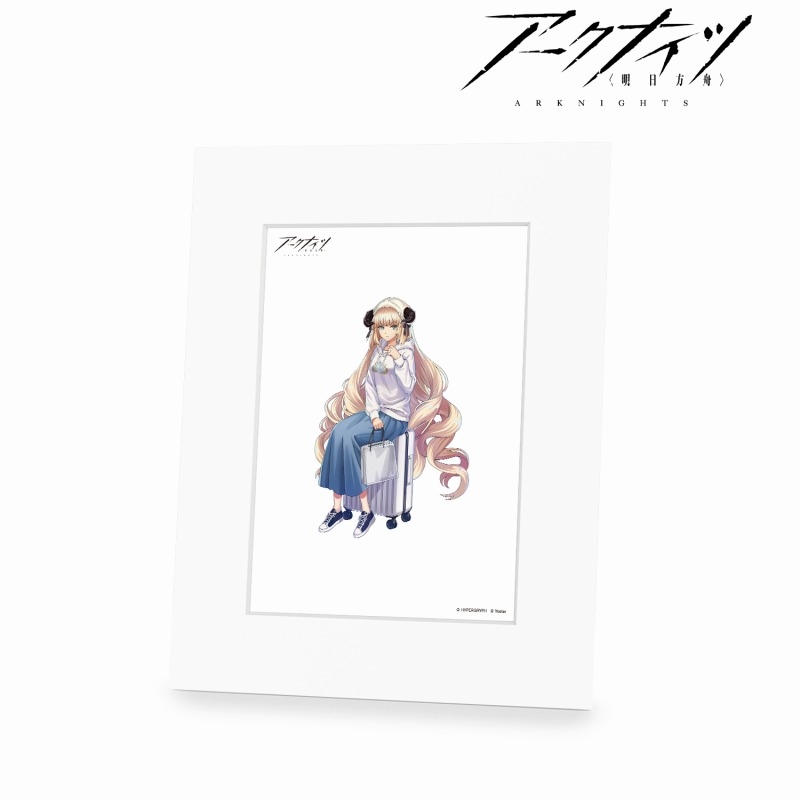 409SKU アークナイツ 描き起こしイラスト ナイチンゲール ショッピングver. キャラファインマット - 官方商品图片 | AniSmile
