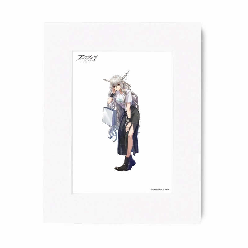 409SKU アークナイツ 描き起こしイラスト シャイニング ショッピングver. キャラファインマット 图片 3 | AniSmile
