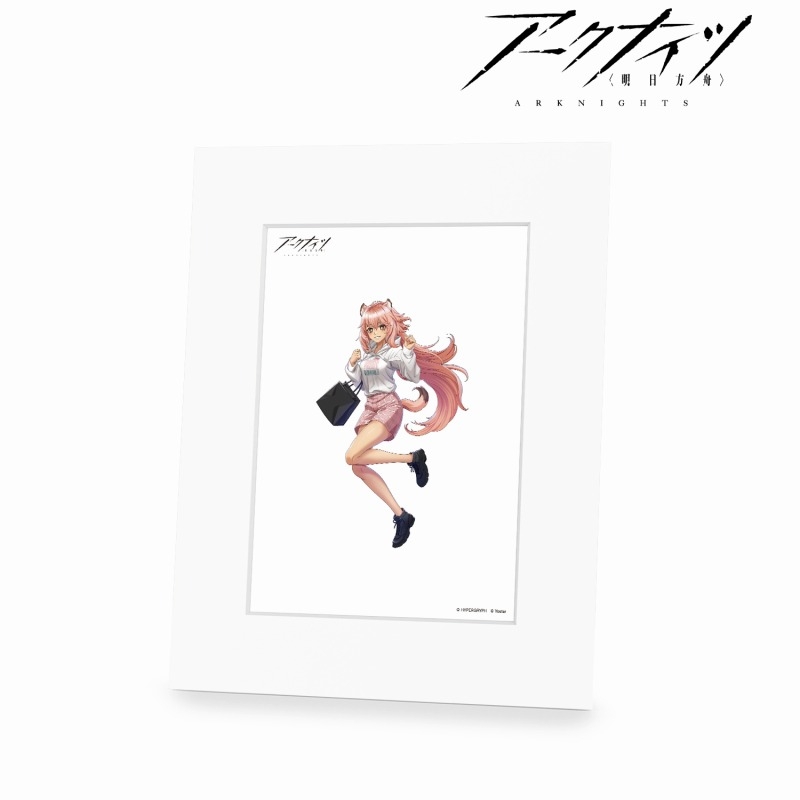 409SKU アークナイツ 描き起こしイラスト グラベル ショッピングver. キャラファインマット 图片 2 | AniSmile