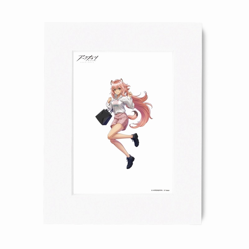 409SKU アークナイツ 描き起こしイラスト グラベル ショッピングver. キャラファインマット 图片 3 | AniSmile