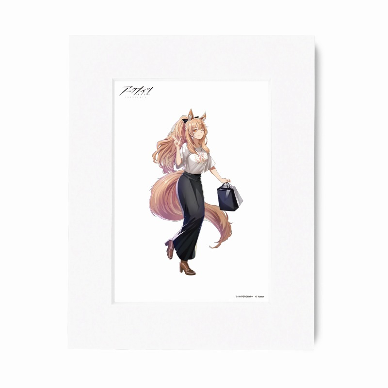 409SKU アークナイツ 描き起こしイラスト ブレミシャイン ショッピングver. キャラファインマット 图片 3 | AniSmile