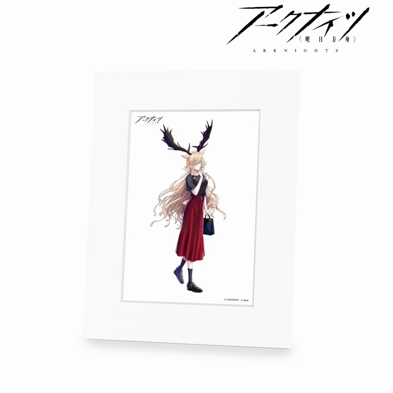 409SKU アークナイツ 描き起こしイラスト ヴィヴィアナ ショッピングver. キャラファインマット Image 2 | AniSmile