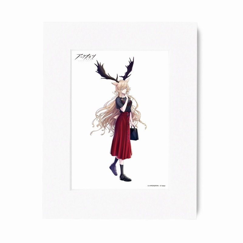 409SKU アークナイツ 描き起こしイラスト ヴィヴィアナ ショッピングver. キャラファインマット Image 3 | AniSmile