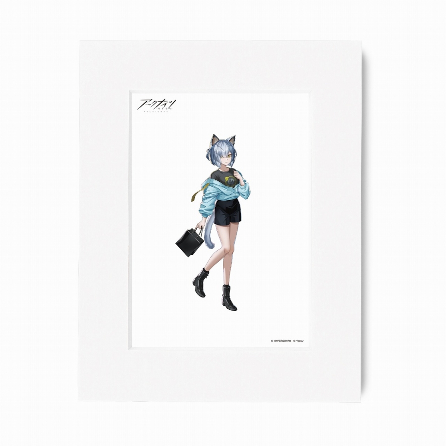 409SKU アークナイツ 描き起こしイラスト デルフィーン ショッピングver. キャラファインマット Image 2 | AniSmile