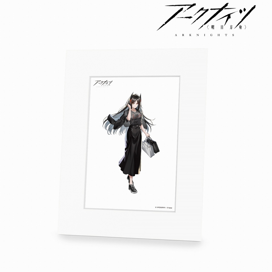409SKU アークナイツ 描き起こしイラスト イネス ショッピングver. キャラファインマット - 官方商品图片 | AniSmile