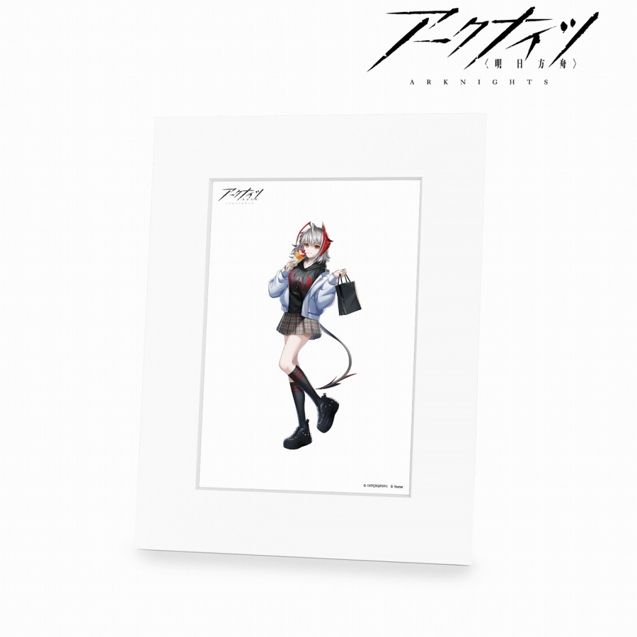 409SKU アークナイツ 描き起こしイラスト W ショッピングver. キャラファインマット - official product image | AniSmile