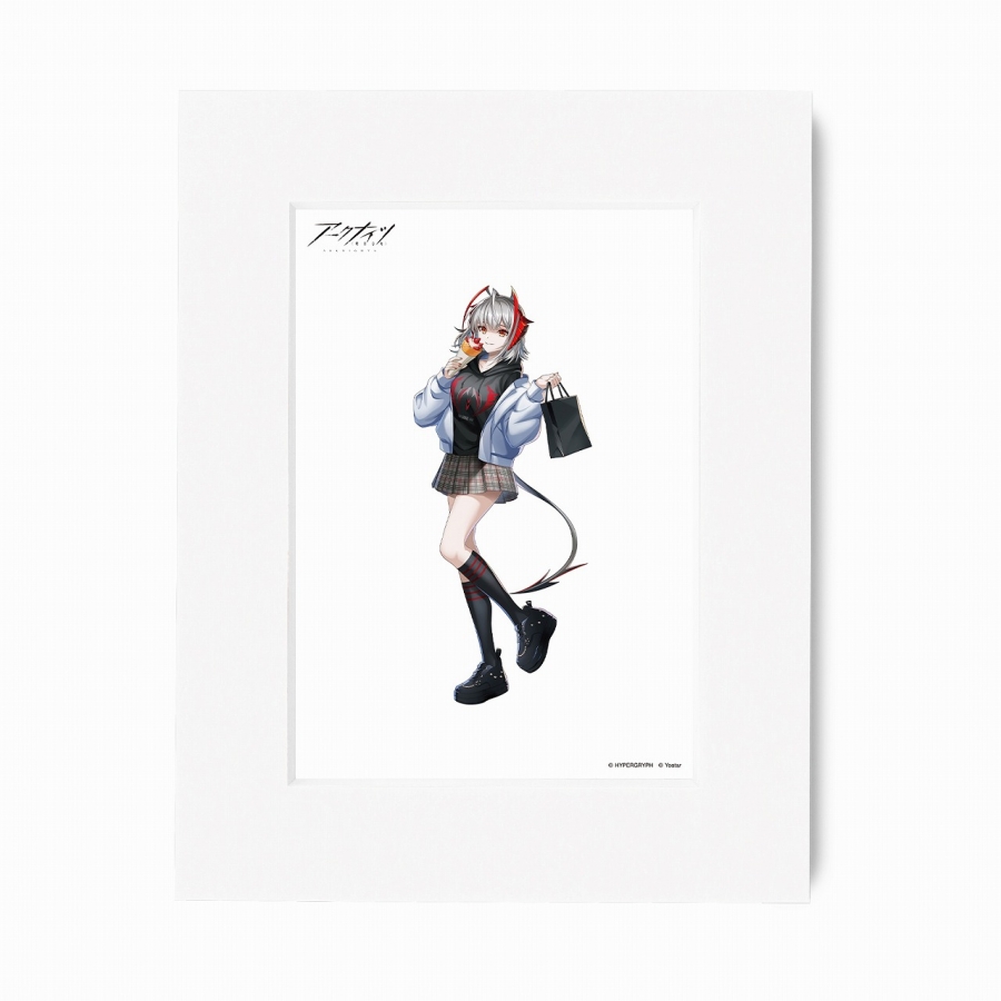409SKU アークナイツ 描き起こしイラスト W ショッピングver. キャラファインマット Image 2 | AniSmile