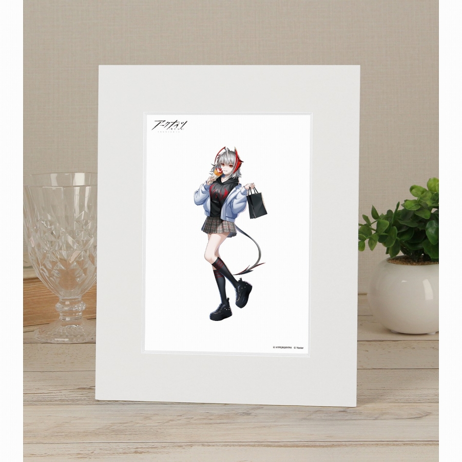 409SKU アークナイツ 描き起こしイラスト W ショッピングver. キャラファインマット Image 4 | AniSmile