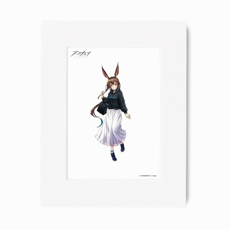 409SKU アークナイツ 描き起こしイラスト アーミヤ ショッピングver. キャラファインマット 图片 2 | AniSmile