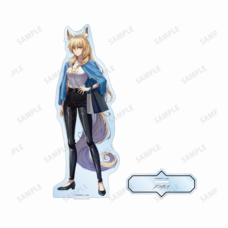409SKU アークナイツ 描き起こしイラスト ニアール ショッピングver. 特大アクリルスタンド 图片 3 | AniSmile