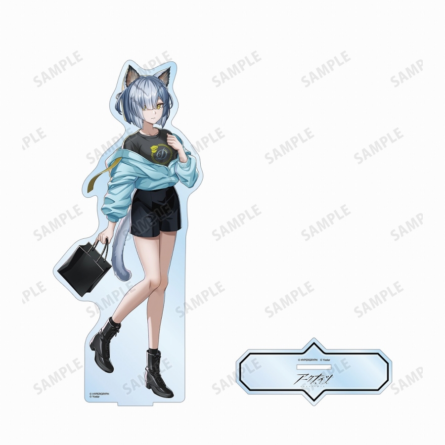 409SKU アークナイツ 描き起こしイラスト デルフィーン ショッピングver. 特大アクリルスタンド 画像 2 | AniSmile