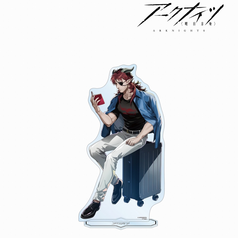 409SKU アークナイツ 描き起こしイラスト ヘドリー ショッピングver. 特大アクリルスタンド - official product image | AniSmile