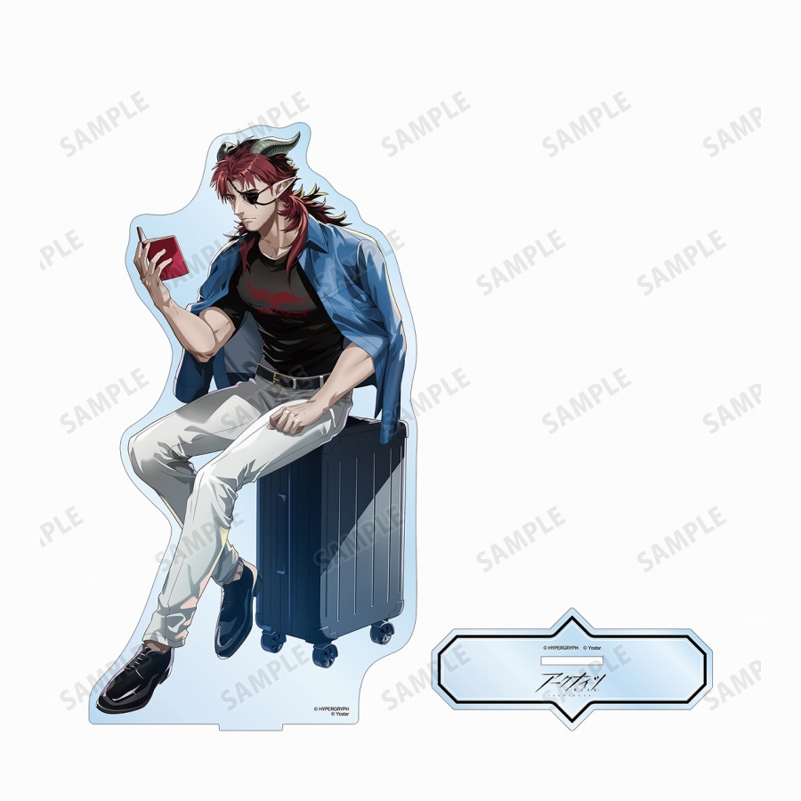 409SKU アークナイツ 描き起こしイラスト ヘドリー ショッピングver. 特大アクリルスタンド Image 2 | AniSmile