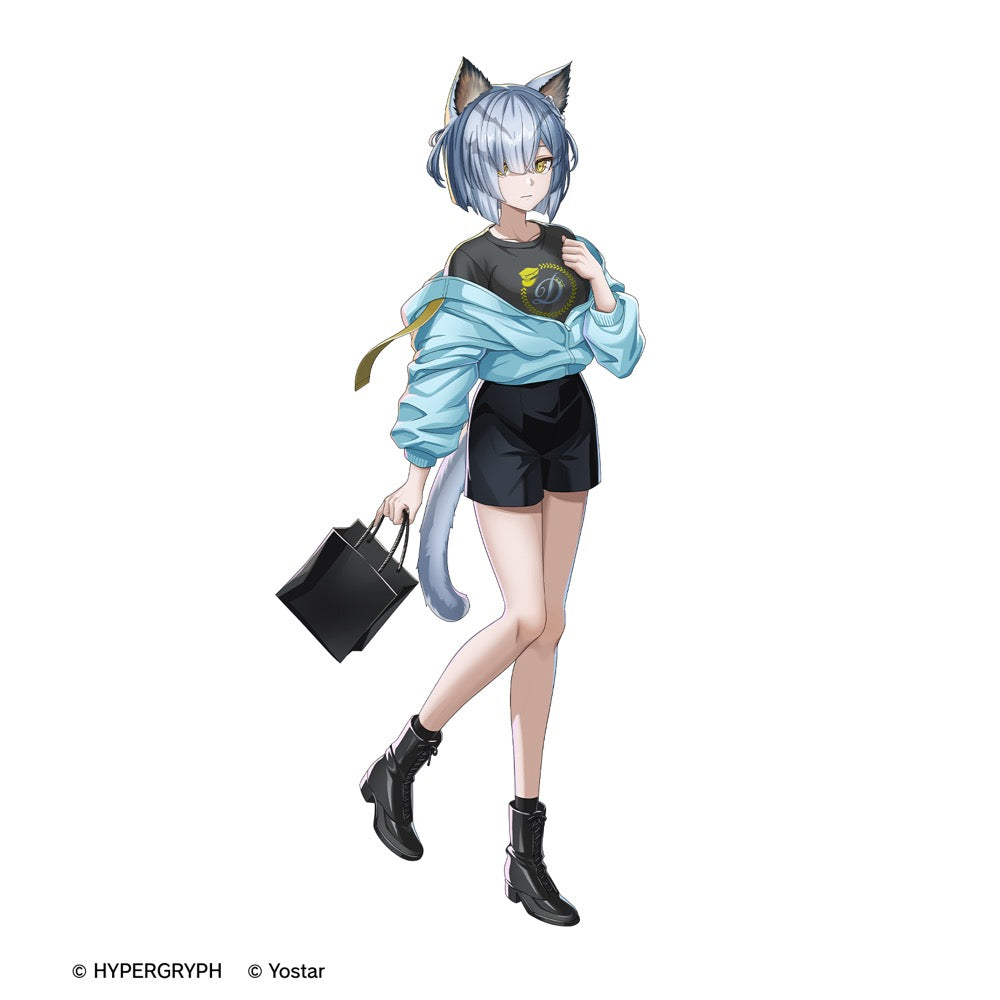 409SKU アークナイツ 描き起こし ショッピングver. デルフィーン 着用Tシャツメンズ(サイズ/S) Image 4 | AniSmile